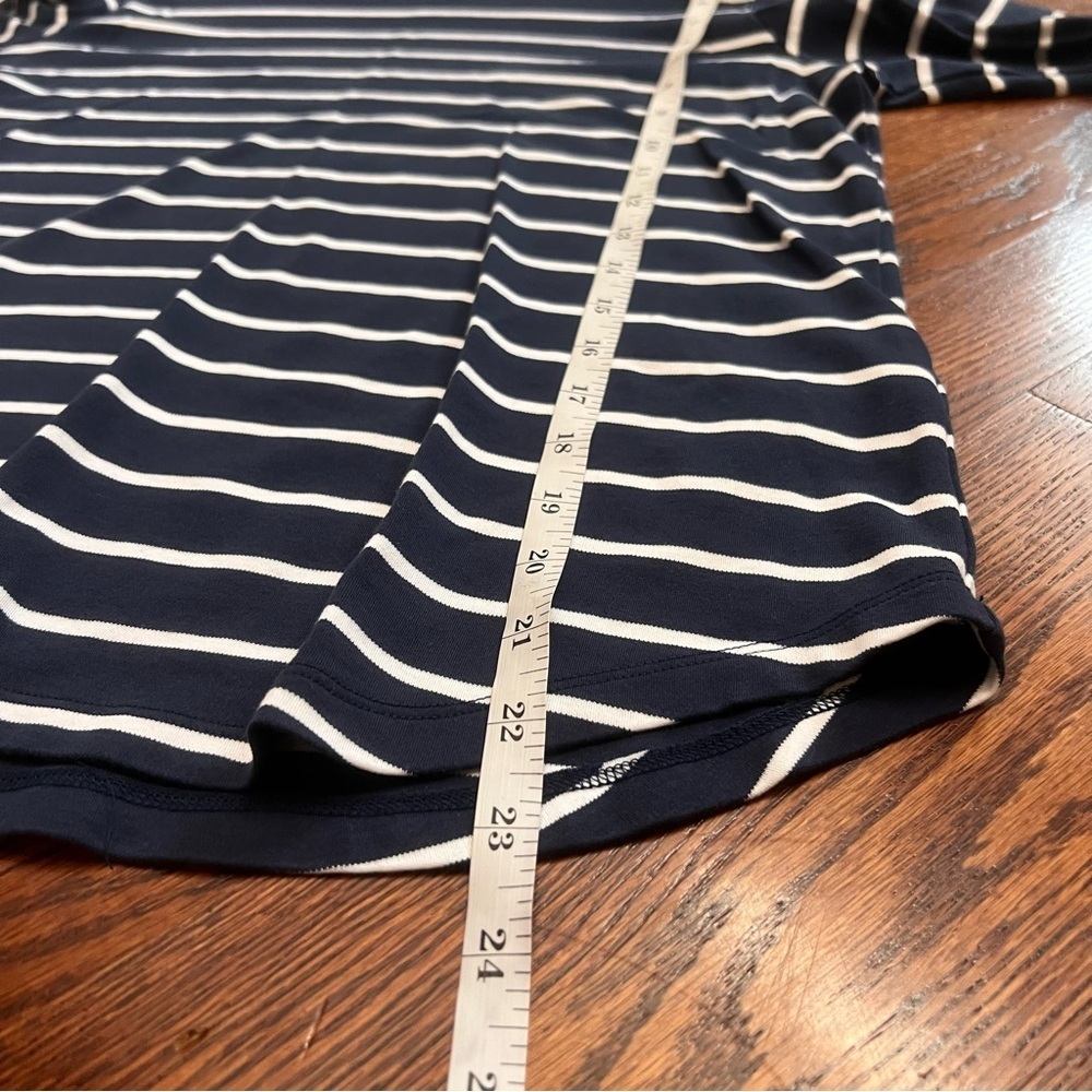 Pendleton Marseille Stripe Women's three quarter shirt, envelope neck, size M - Picture 7 of 10